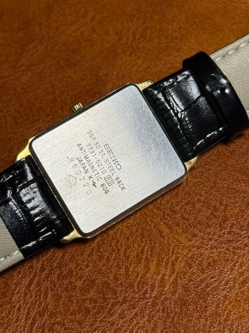 A119 SEIKO DOLCE Rectangular 80's - image 11