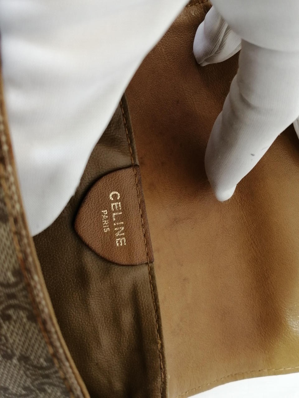 Mini shoulder bag Model Macadam pattern CELINE - image 5