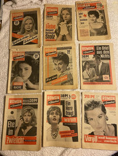Sammler Rarit&auml;t 9 Hefte "Roman am Sonnabend" 1959-1964