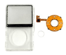 iPod Classic Clear Center Click Wheel Button Faceplate Face Plate 6th 7th Gen