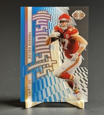 2022 Panini Illusions #I-10 Travis Kelce Illusionists Light Blue #/299