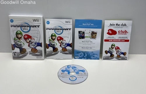 Nintendo Wii - Mario Kart Wii + Case , Manual & Inserts - Boot Tested
