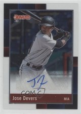 2022 Panini Donruss Optic Retro 1988 Signatures Jose Devers #R88S-JD Auto n1u