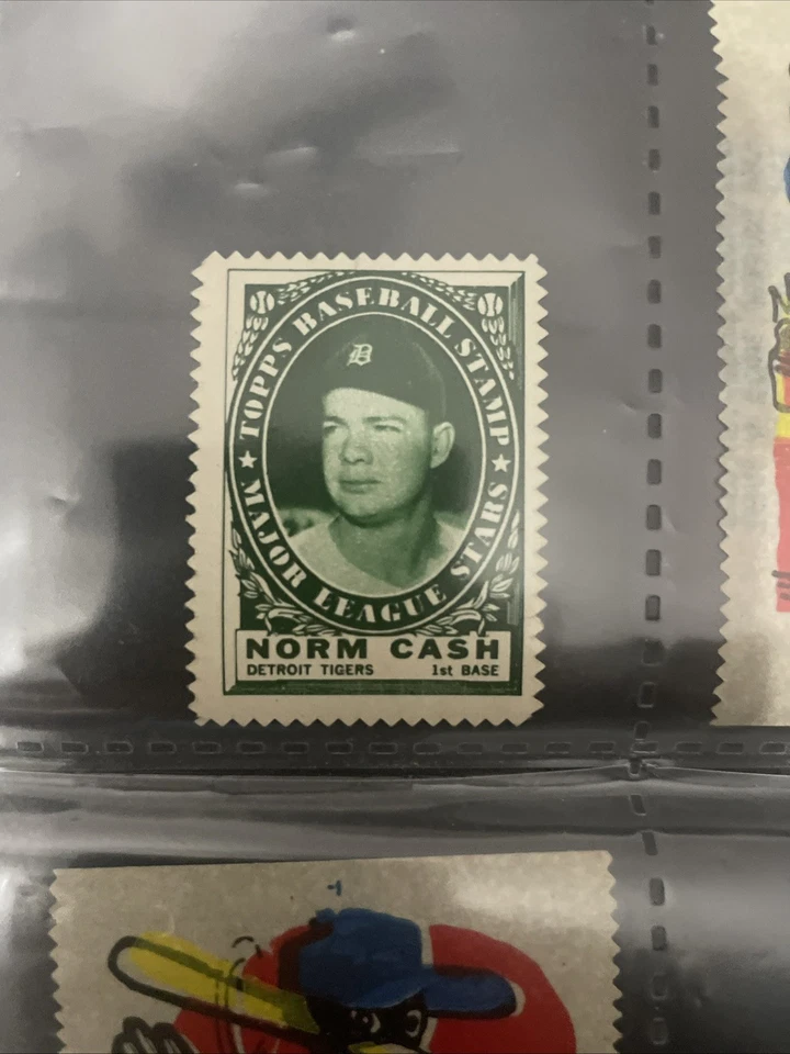 Topps 1961 панели бейсбольных марок и волшебные стирания РЕДКАЯ ВИНТАЖНАЯ КОЛЛЕКЦИЯ - Изображение 3 из 4