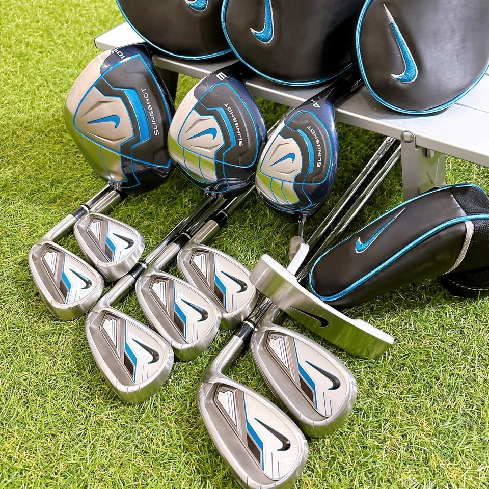 NIKE SLINGSHOT Mazze da Golf Uomo Set 11pz UNIFLEX Destro dal Giappone - Immagine 3 di 4