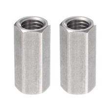 5Pcs M10 x 1.5 Pitch Hex Coupling Nut REPAIR 30mm Length