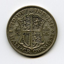 1933 Half Crown George V 4th type