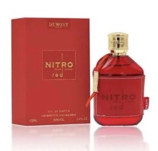 NITRO RED Eau De Parfum- 3.4oz-Long Lasting Cologne Mist  Body Spray - for Him
