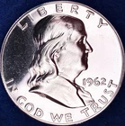 1962 Franklin Silver Half Dollar Ch Proof