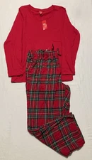 FAMILY PJS HOLIDAY PAJAMA SET RED  XXL