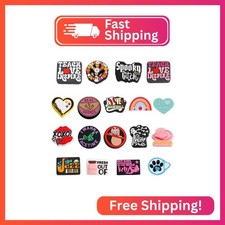KJMYYXGS 18 PCS Silicone Focal Beads for Pens, DIY Pens Making Kit, Assorted Sha