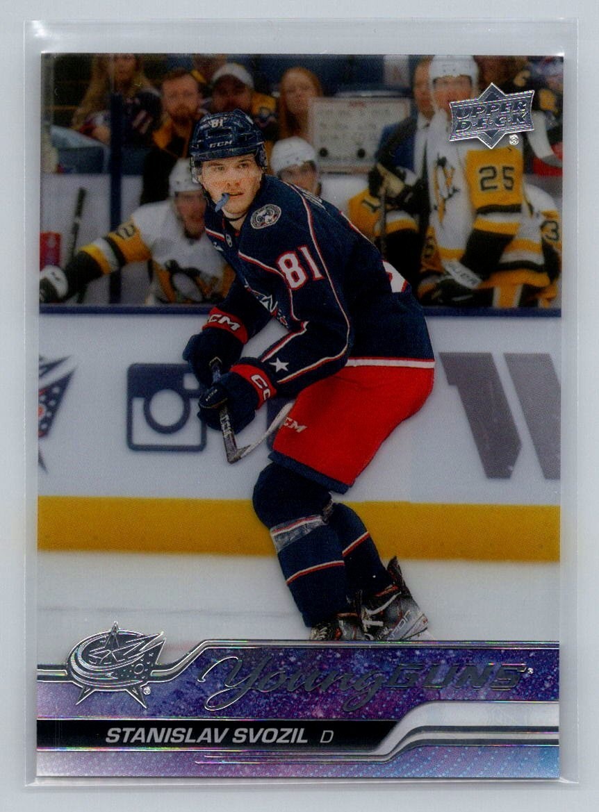 2023-24 Upper Deck Series 2 Young Guns Clear Cut Stanislav Svozil #461