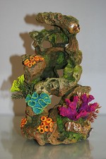 Aquarium Coral On Lava Rock Suitable For All Aquariums 13 x 14 x 26 cms Ocean