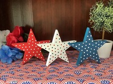 Wooden Patriotic Stars