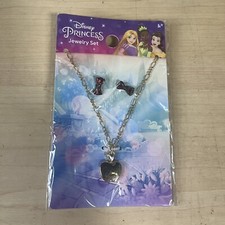 Disney Princess Snow White Jewelry Set Necklace Earrings Costume Halloween Apple