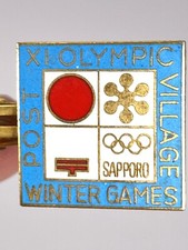 Sapporo 1972 Event Olympics Fan Pin, Buttons for sale | eBay