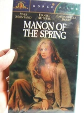 Vintage Sealed Manon of the Spring VHS Movie Tape 1997 French w/ Subtitles