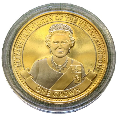 1996 Gibraltar Peter Rabbit 1 Crown Coin CuNi Brilliant