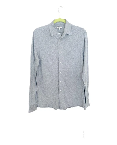 Reiss Shirt Florence Men Medium Size Men's Sleeve Long Dress Casual Marl Stretch - Picture 1 of 11