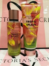 Victoria's Secret TROPIC SPLASH Fragrance Mist 8.4 oz & Body Lotion Set Rare!