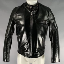 PERFECTO by SCHOTT N.Y.C Size 38 Black Leather Motorcycle Jacket