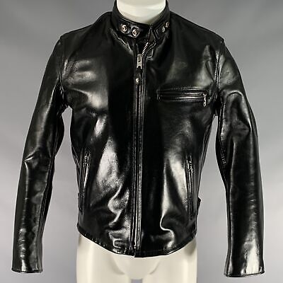 PERFECTO by SCHOTT N.Y.C Size 38 Black Leather Motorcycle PERFECTO by SCHOTT N.Y.C Size 38 Black Leather Motorcycle