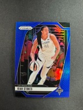 Kiah Stokes 2024 Panini WNBA Prizm Blue /199 #122 Aces