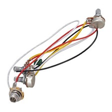 Jazz Electric Bass Pre-Wired Harness Set Wire Cable Circuit Bass Parts