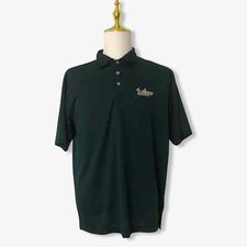 USF Polo M University South Florida Bulls Football Short Sleeve Shirt Green Top