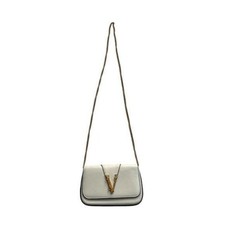 Versace Virtus Shoulder Bag In White