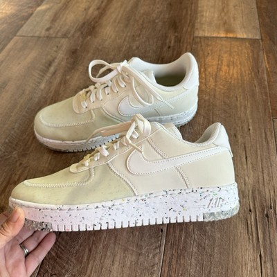 nike air force 1 crater trainers in off white