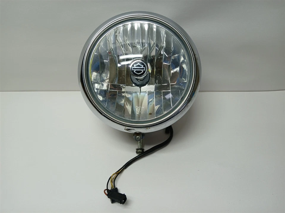 Harley-Davidson 2013 Softail Heritage Headlight Lamp Assembly Chrome 69748-05B - Image 2 of 4