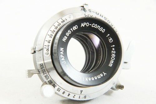 Rare Excellent++ APO-CONGO 260mm F 10 SEIKOSHA Shutter + Ring from Japan #2944
