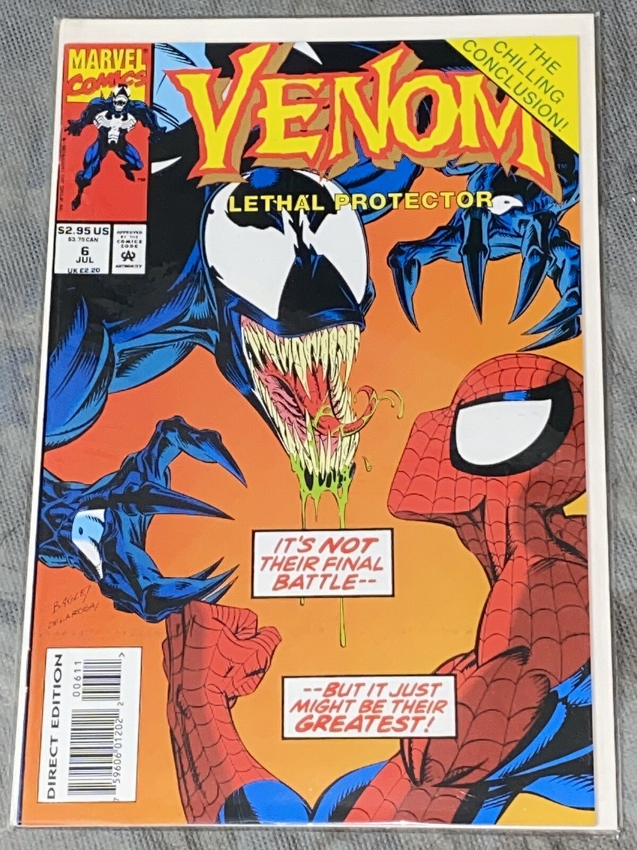 Venom Lethal Protector #6 (1993) Marvel Comics Book Series