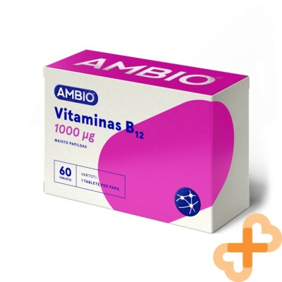 AMBIO Vitamin B12 1000µg 60 Tabletten Immunsystem Gehirn Nervensystem Gesundheit