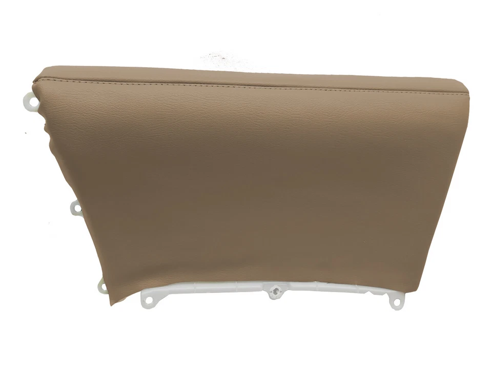 Compatível com 2010-2020 Toyota 4Runner PVC couro inserção porta painel tampa bege bronzeado - Imagem 3 de 4