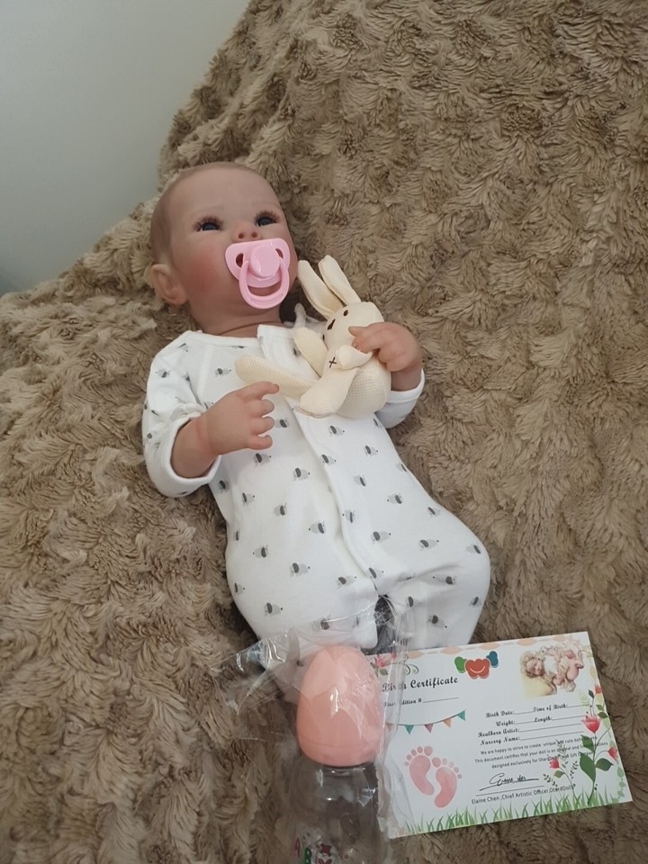 Reborn Full Vinyl Baby Girl Doll Accessories Uk Seller eBay