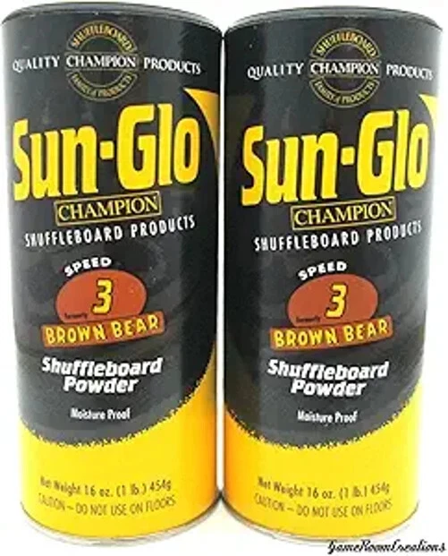 SUNGLO Sun-Glo #3 Shuffleboard Wax - 2pk