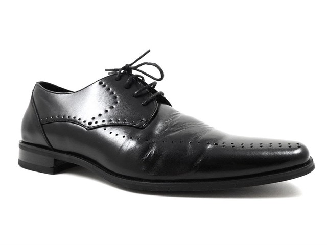 stacy adams atwell perforated detail shoes