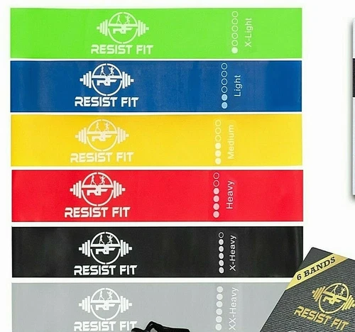 Resistance Bands Set Exercise Loop Bands Sports Fitness Home Gym Heavy Set