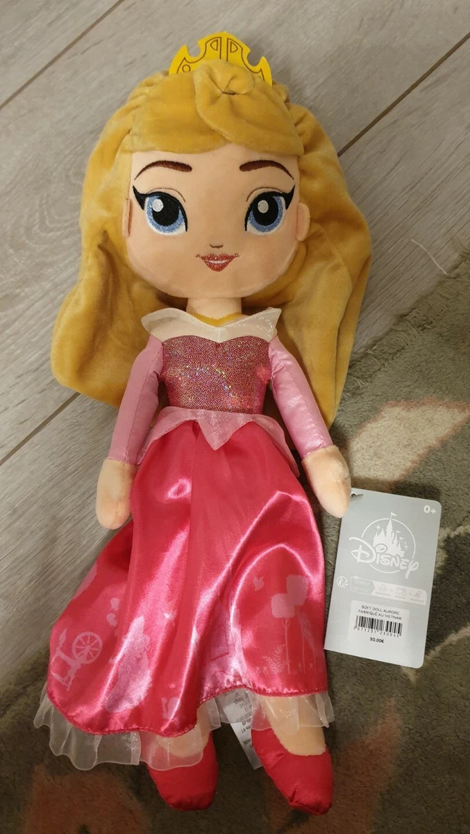 Peluche SOFT DOLL AURORE / Plush / Plüsch Poupée Souple Aurora Disneyland  Paris