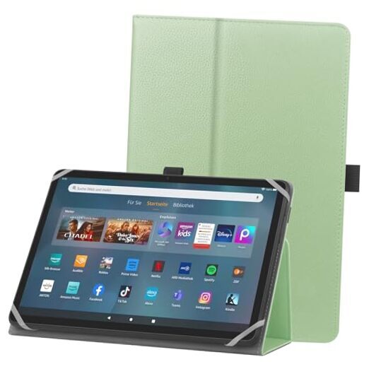 Universal Case for 9-10.1 inch Tablet Fire HD 10/ Fire HD 10 Plus with green+