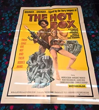 THE HOT BOX - ORIGINAL FOLDED POSTER - 1972 - MARGARET MARKOV