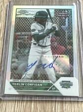 2023 Pro Debut Chrome Base Refractor #PDC-142 Yerlin Confidan /99 Auto