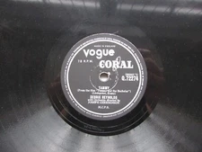 DEBBIE REYNOLDS - TAMMY / FRENCH HEELS - VOGUE CORAL Q.72274 78 RPMS SHELLAC