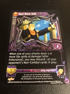 Dragon Ball Z GT CCG Dual Shock Drill OP27!! Organized Play 