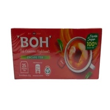 25 Teabags Cameron Highlands Tea BOH Leaf  100% Freshly Picked  FREE Shipping