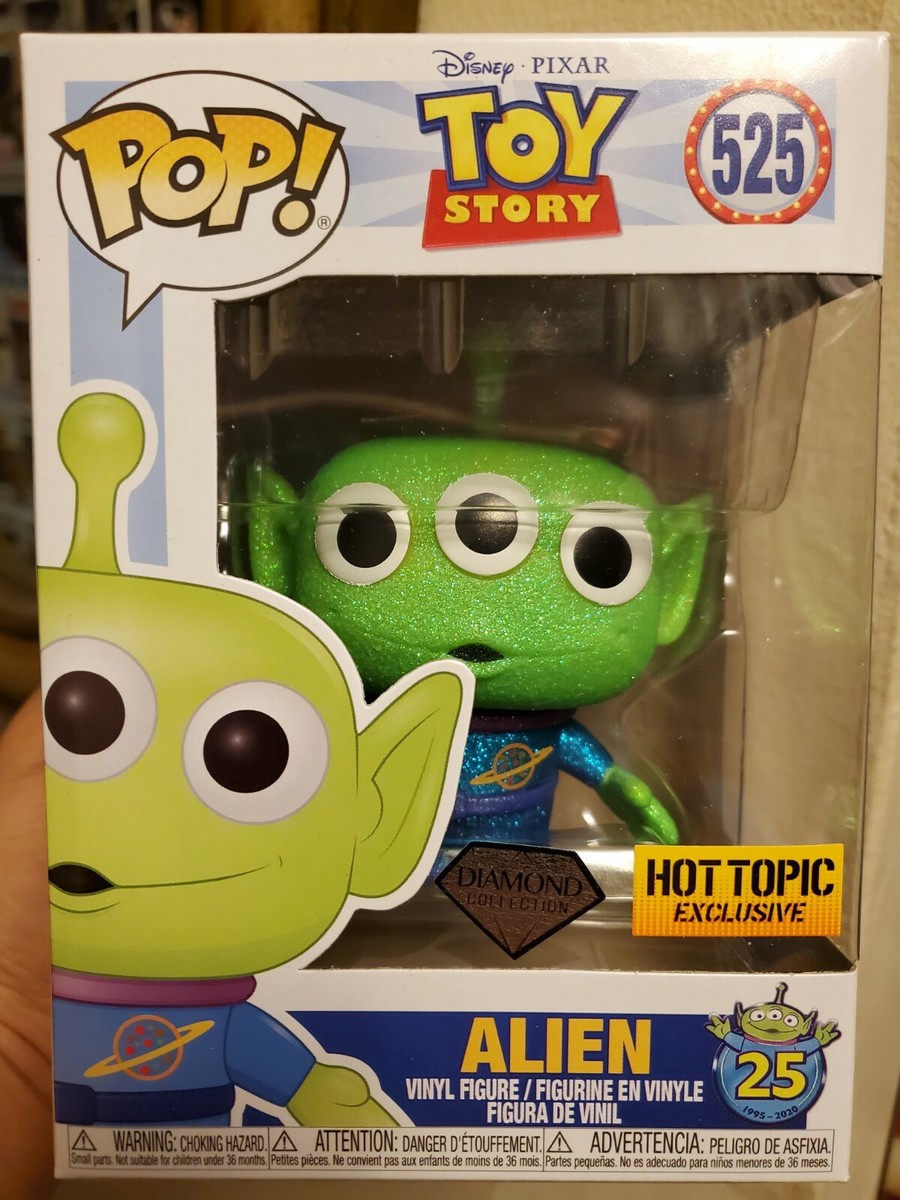 Funko Pop! Toy Story Alien #525 Diamond Collection Hot Topic