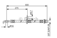 Bosch Bremsschlauch 1 987 476 246