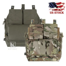 KRYDEX Tactical Zip-on Panel Combat Back Zip Pack for CPC JPC2.0 Plate Carrier 